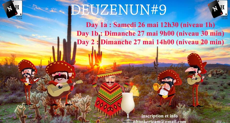 Permalien vers:DeuZenUn #9: Cactus, Sombreros et Guacamole les 26 et 27 Mai 2018 Permalien vers:DeuZenUn #9: Cactus, Sombreros et Guacamole les 26 et 27 Mai 2018