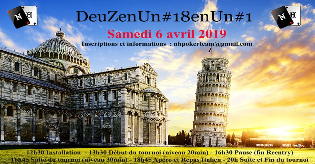 Deuzenun, Deuzenun#18, tournoi poker, NH Poker Team, poker saint-quentin-en-yvelines, poker, tournoi NH