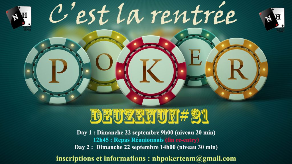 Deuzenun, Deuzenun#21, tournoi poker, NH Poker Team, poker saint-quentin-en-yvelines, poker, tournoi NH