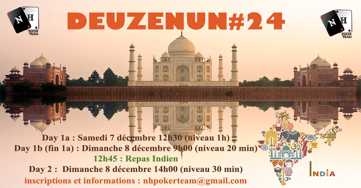 Deuzenun, Deuzenun#24, tournoi poker, NH Poker Team, poker saint-quentin-en-yvelines, poker, tournoi NH